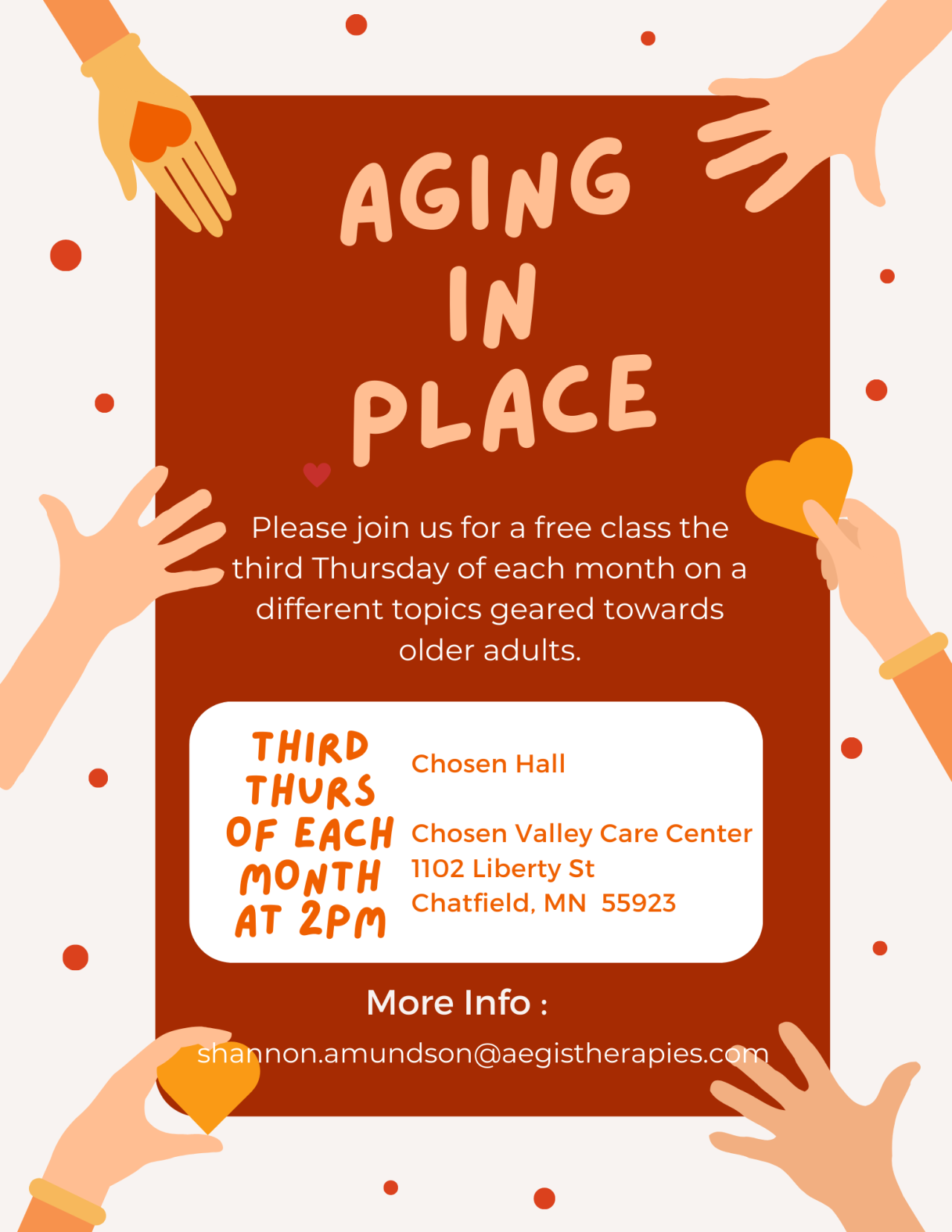 2023 3rd Thu @ 2 Aging in Place  Activity Flyer (1)
